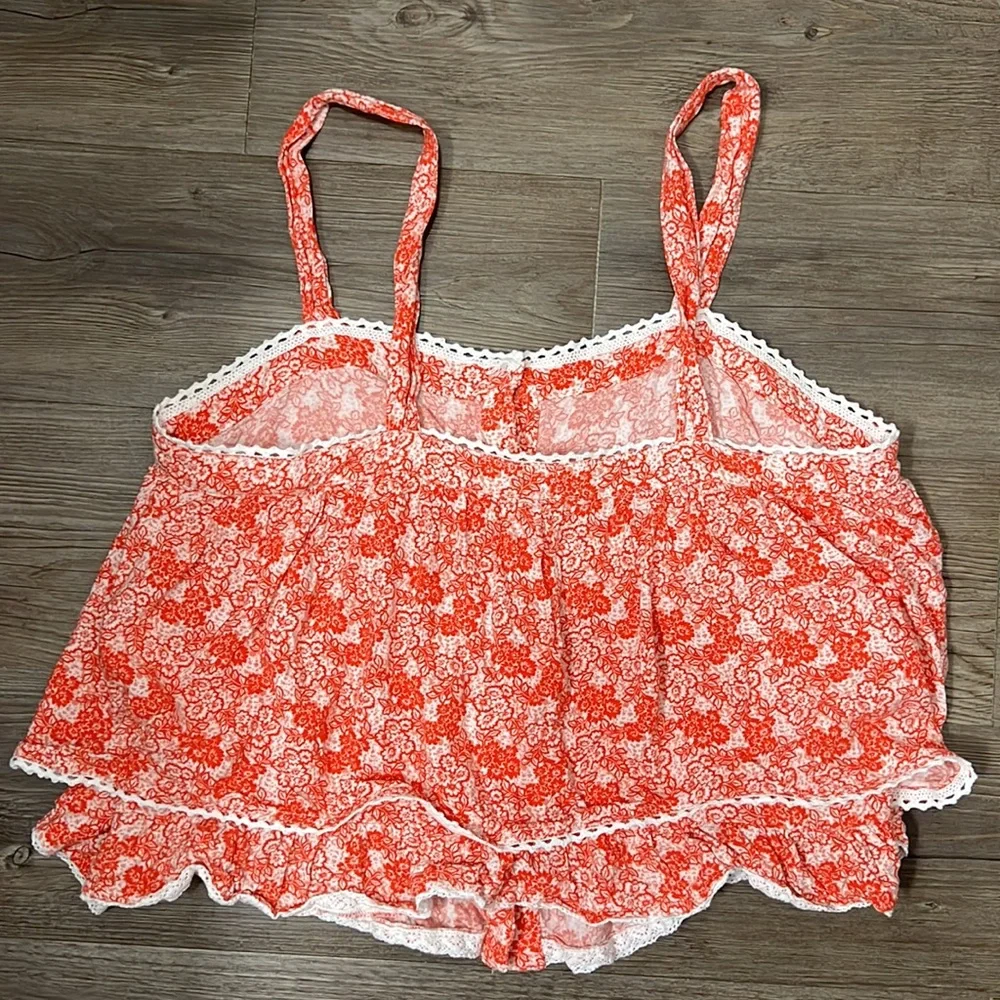 Altar’d State Ruffle Floral Crop Top - Picture 7 of 7